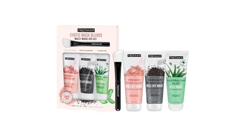 exotic facial mask set