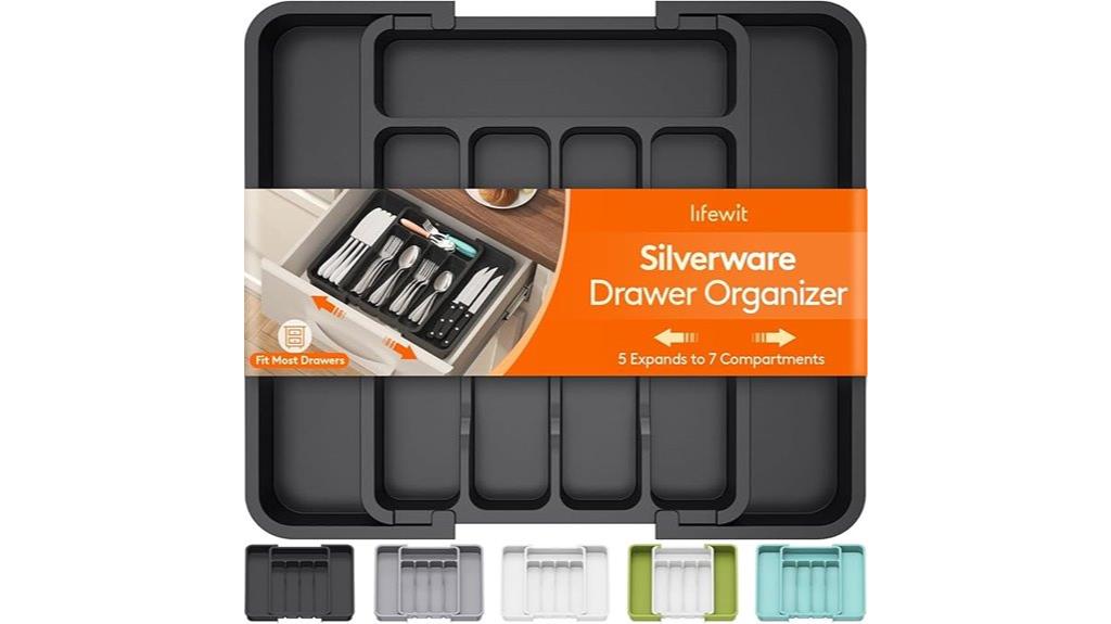 expandable bpa free utensil tray
