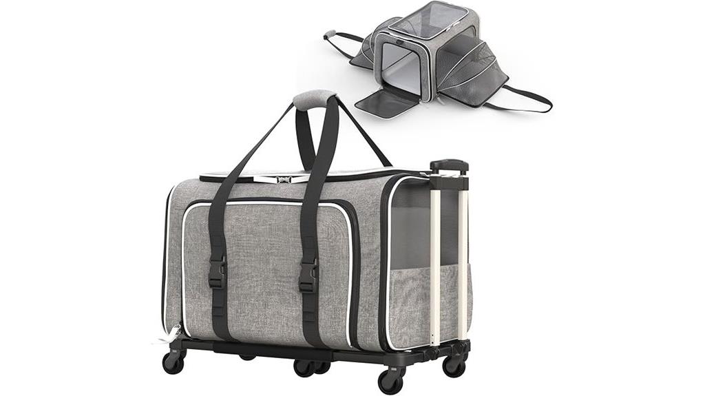 expandable pet carrier