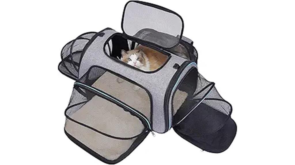 expandable small pet carrier