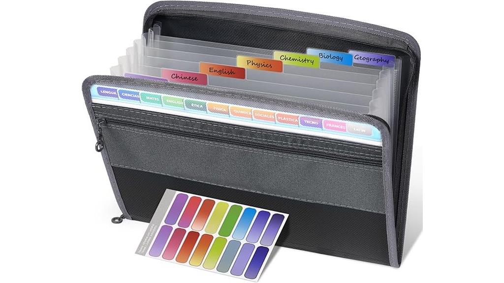 expandable zipper accordion organizer