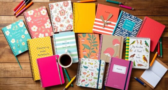 family gathering planning notebooks