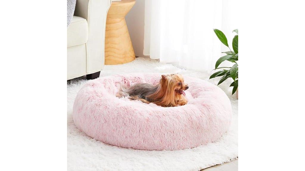 faux fur self warming bed