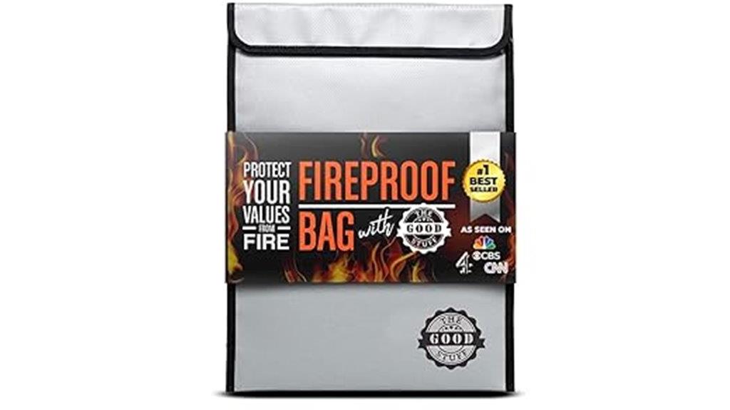fireproof legal document bag