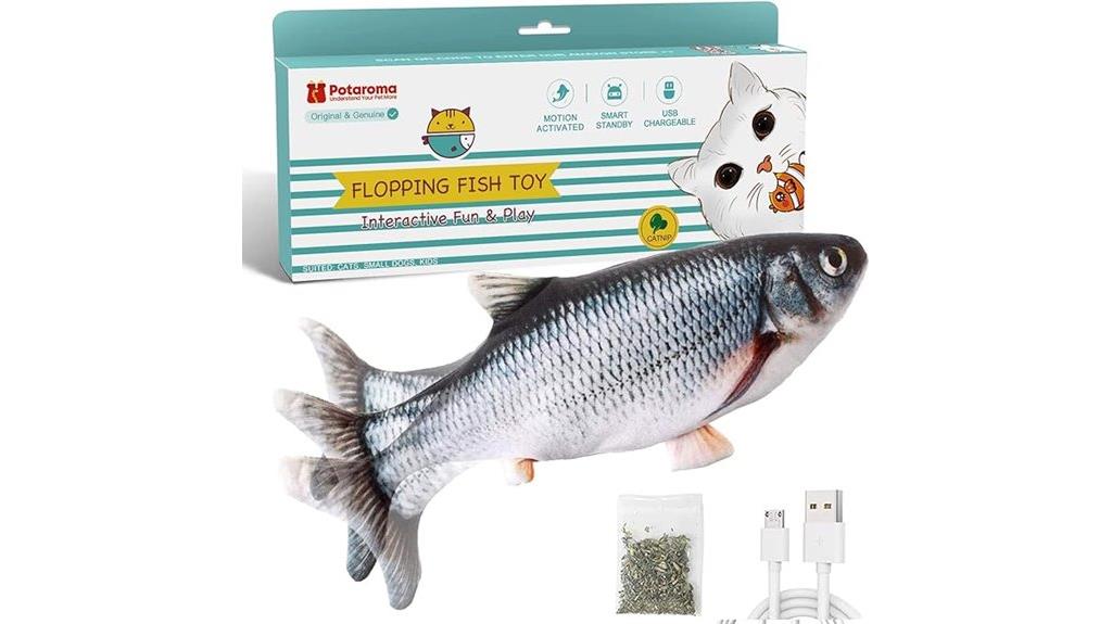 flopping fish cat toy