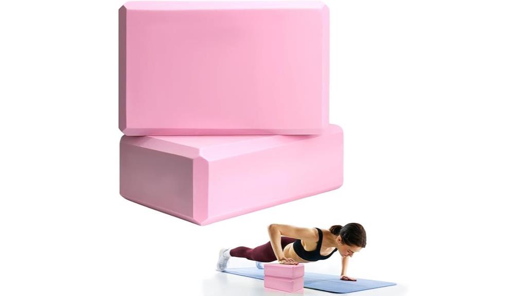 foam yoga blocks pair