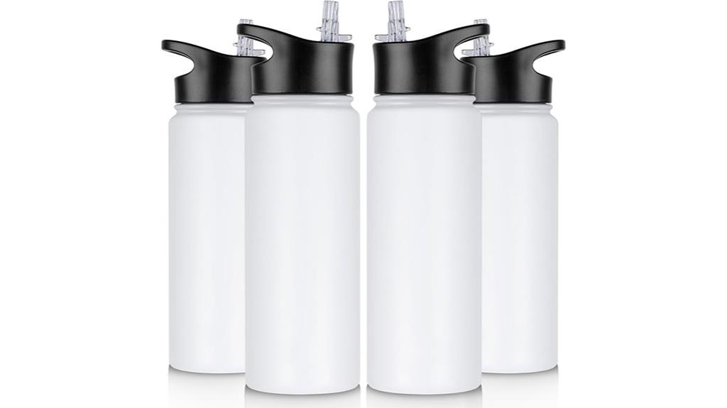 four pack stainless steel bottles