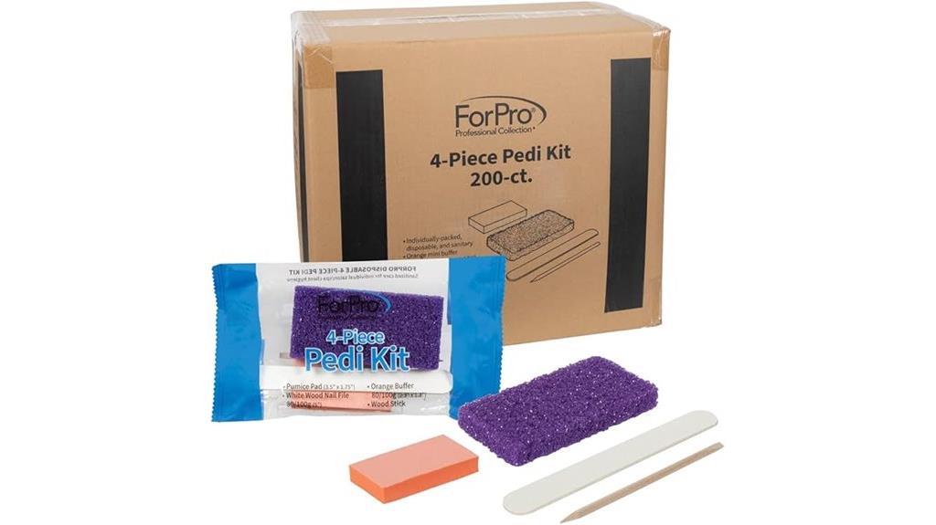 four piece foot care kit