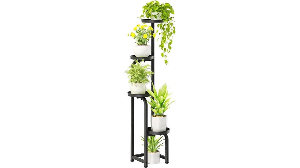four tier indoor outdoor plant stand