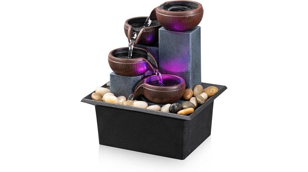 four tier indoor waterfall