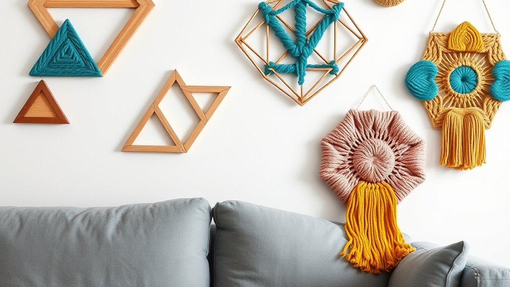 geometric color layering craftsmanship
