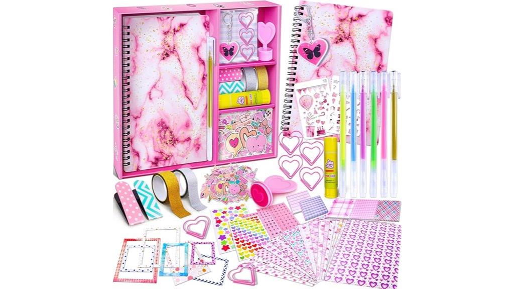 girls diy scrapbook set