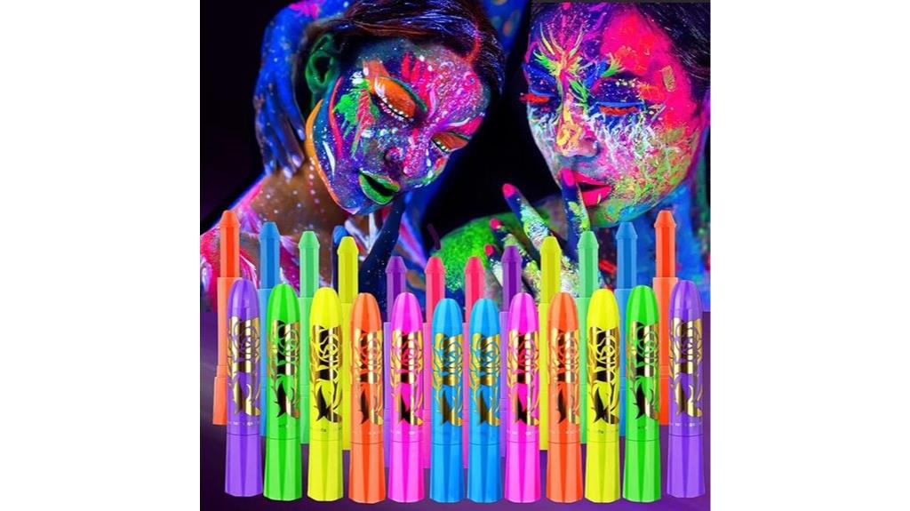glow in the dark face paint