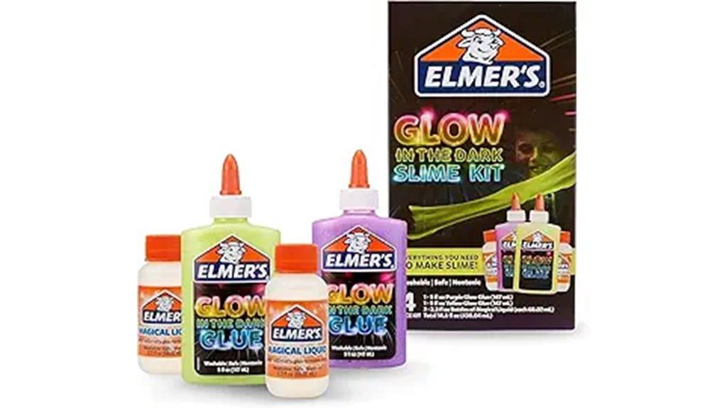 glow in the dark slime kit