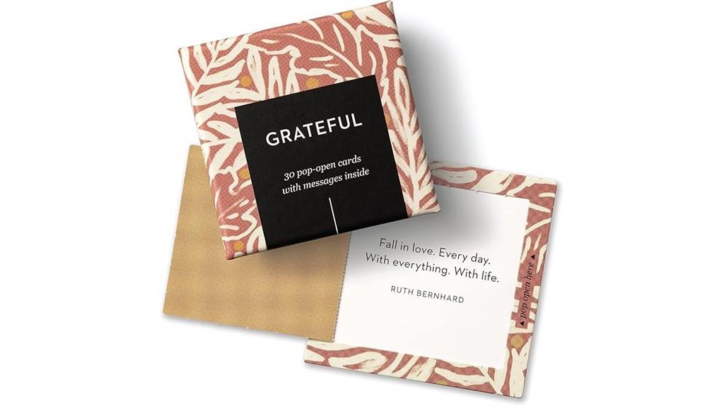 gratefulness themed pop up cards
