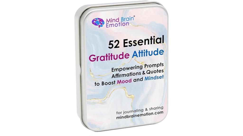 gratitude journal and cards