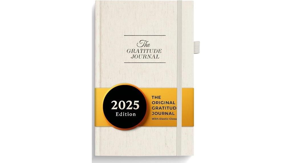 gratitude journal with accessories