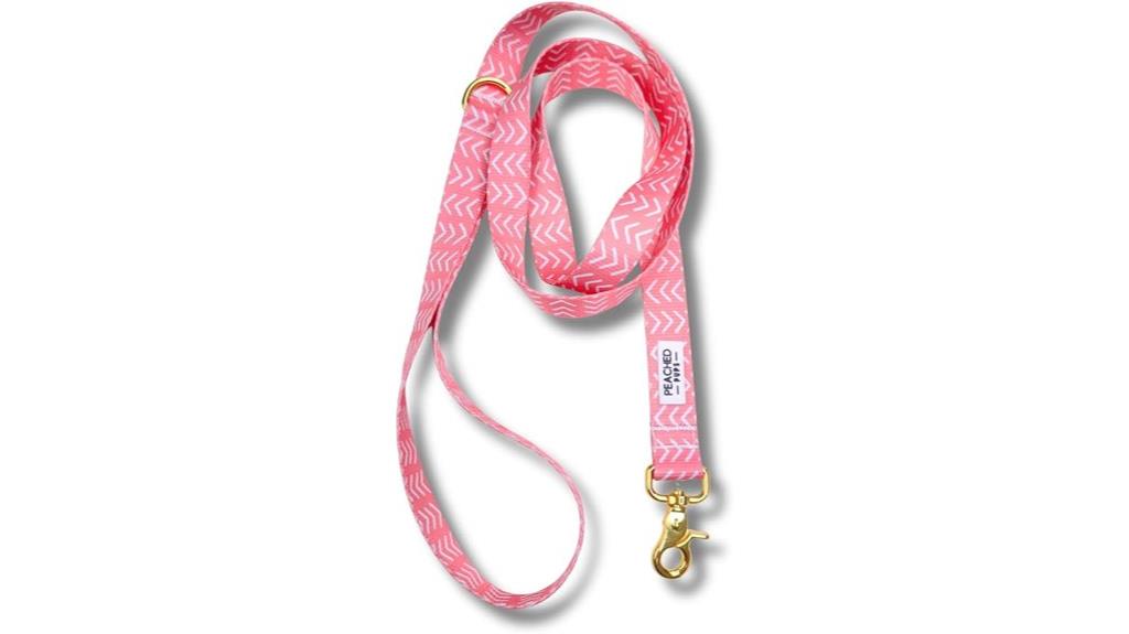 handmade leash with d ring