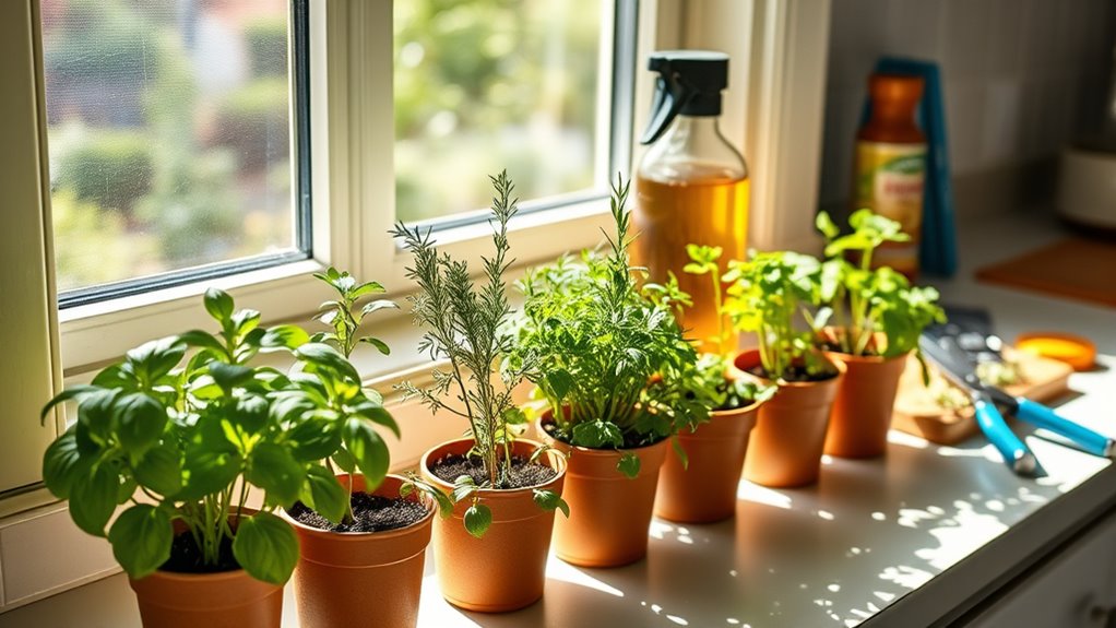 healthy herbs thrive naturally