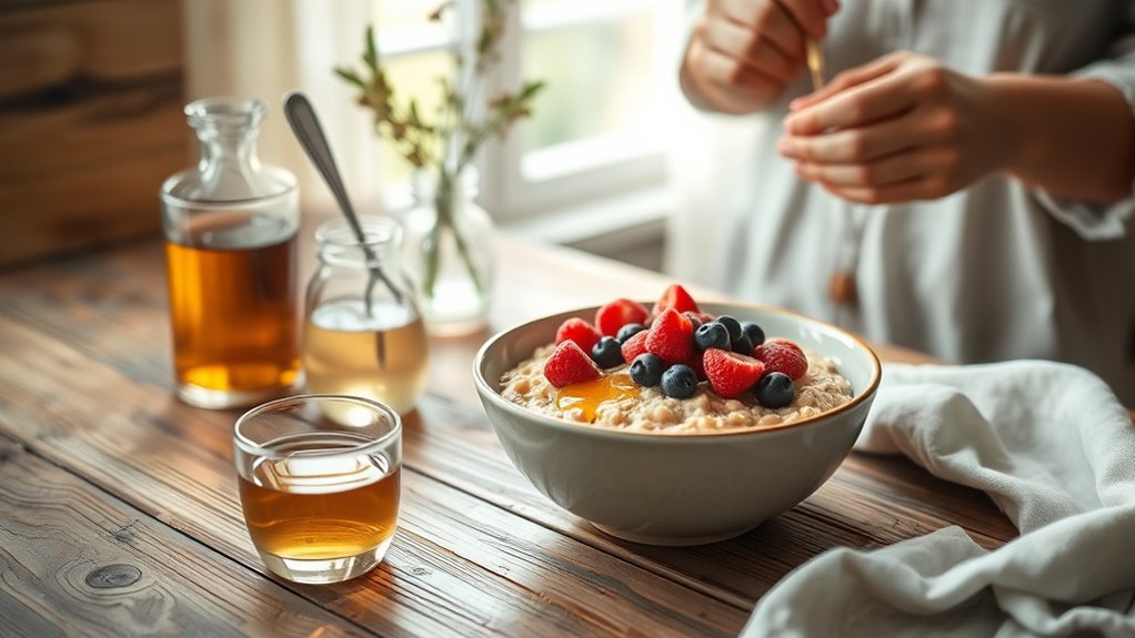 healthy prepared breakfast routine