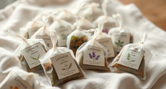 herbal bath tea selection