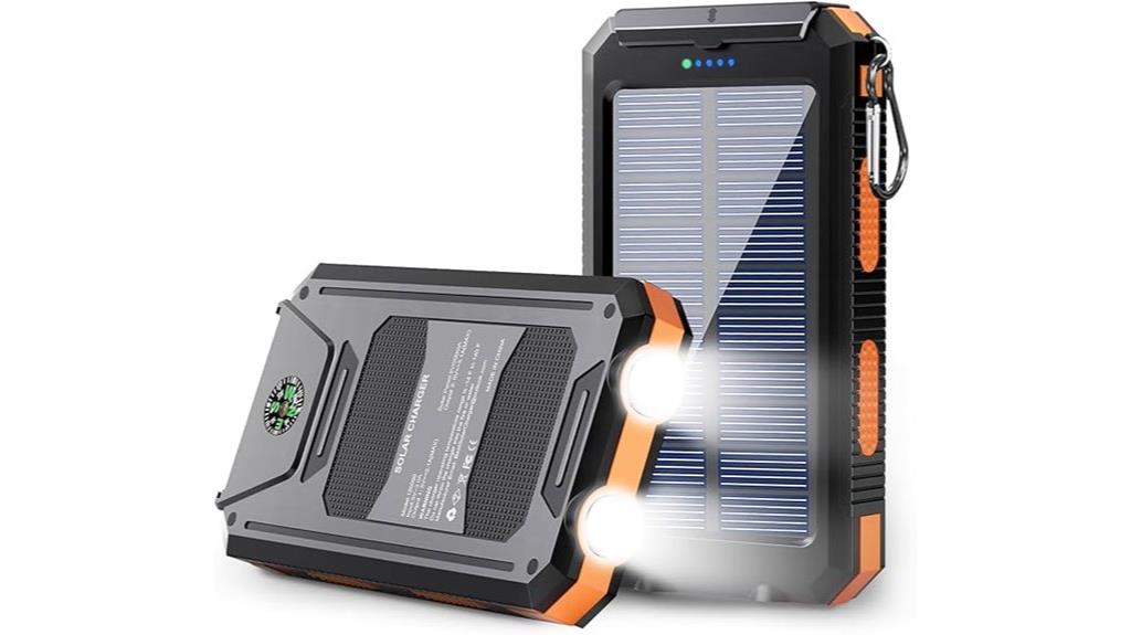 high capacity solar power bank