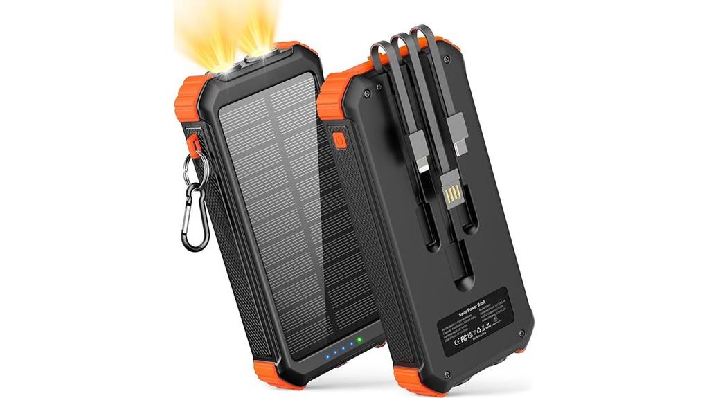 high capacity solar power bank