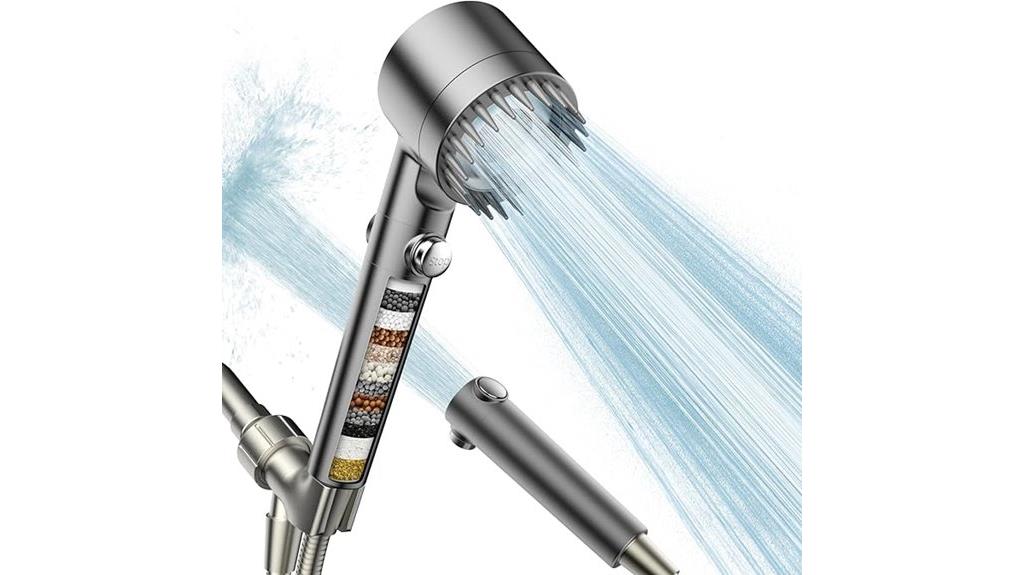 high pressure filter shower