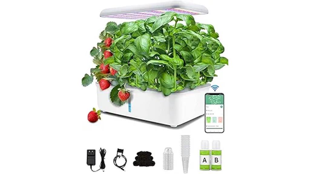indoor hydroponic gardening system