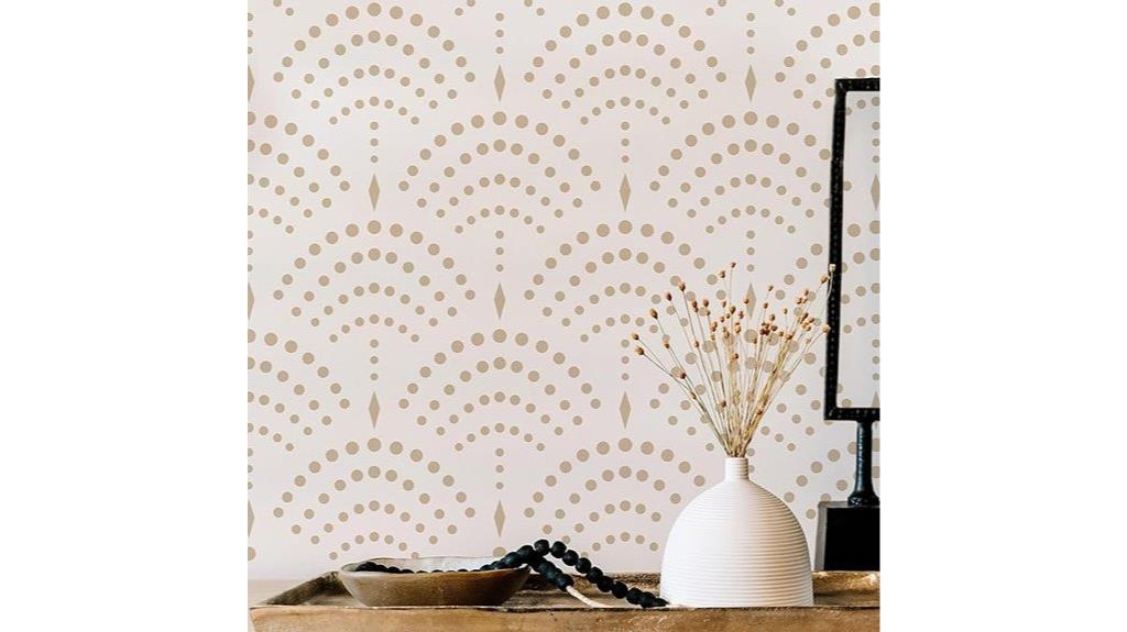 karasu wall stencil design