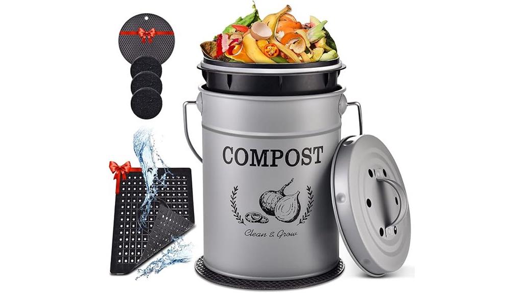 kitchen compost bin container