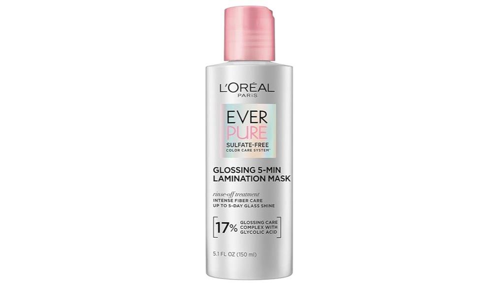 l or al glossing hair mask