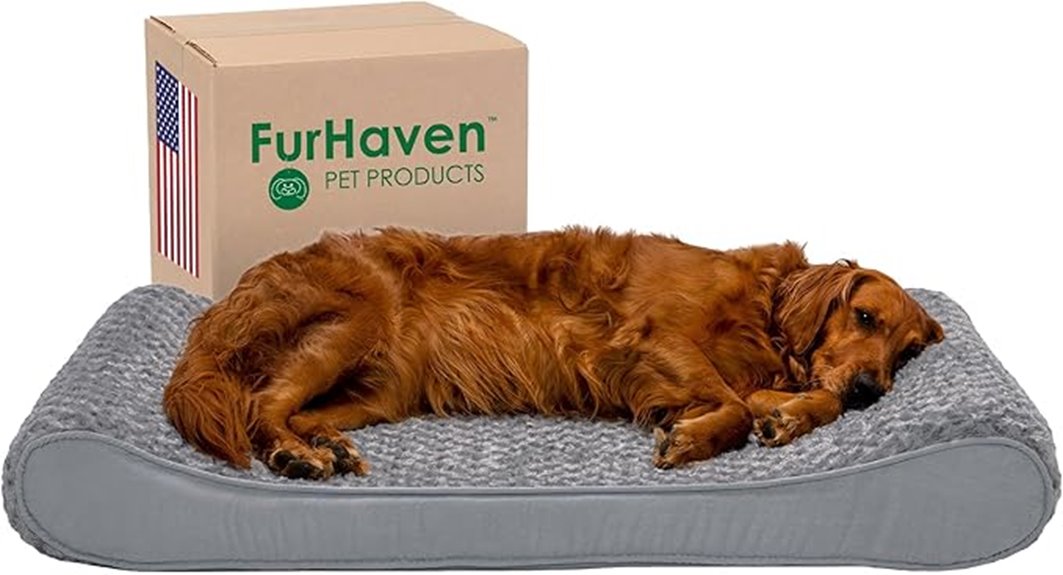 large orthopedic dog bed