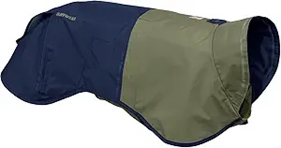 large waterproof dog raincoat