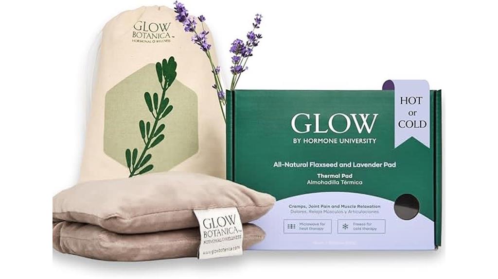 lavender flaxseed heat pack