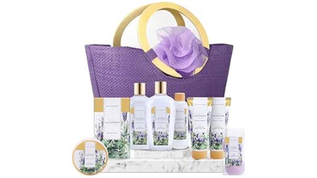 lavender spa gift set