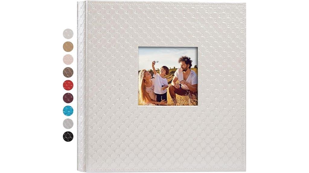 leather 4x6 photo album