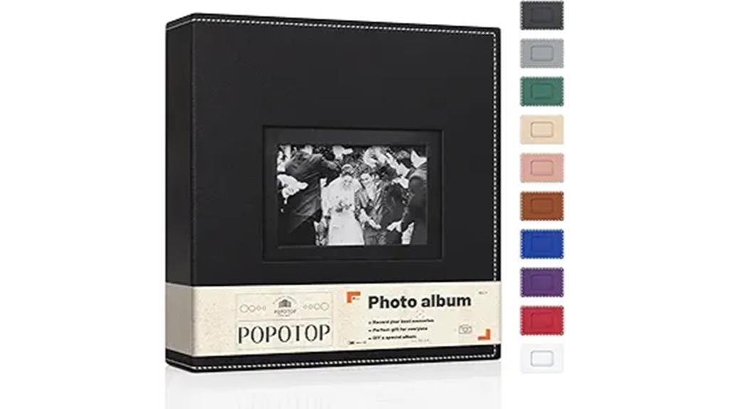 leather hardcover photo album