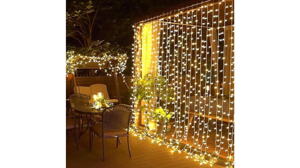 led curtain light remote