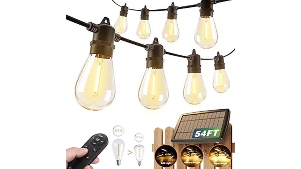 long solar string lights