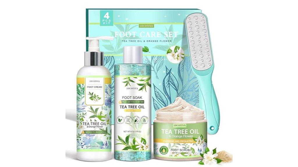 luxurious foot care set