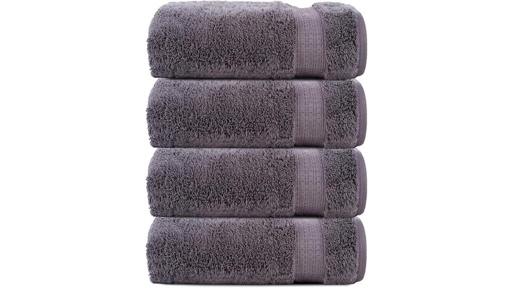 luxury 4 pack bath towels