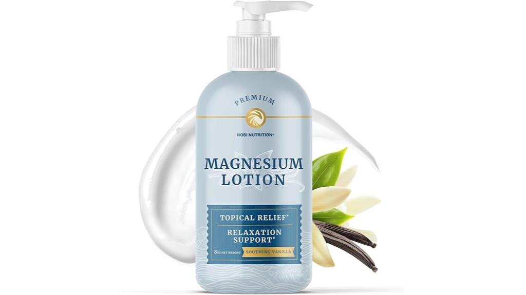 magnesium lotion for cramps