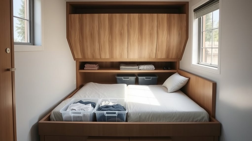 maximize under bed organization