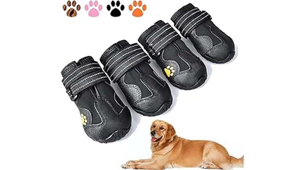 medium waterproof dog boots