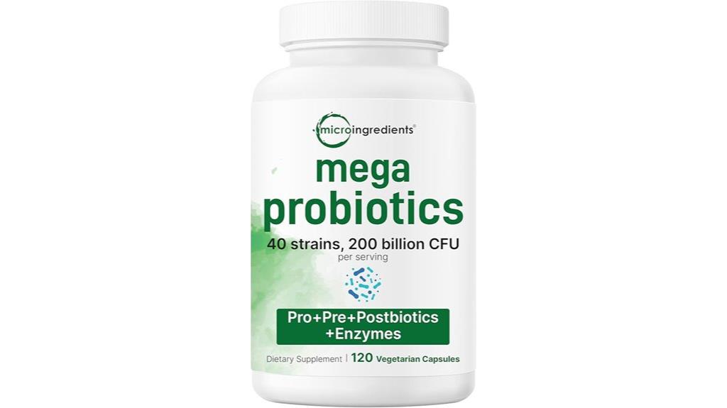 mega probiotics 200 billion cfu