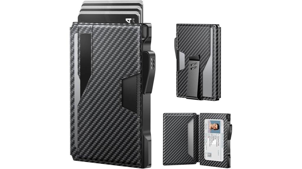 men s rfid wallet with clip