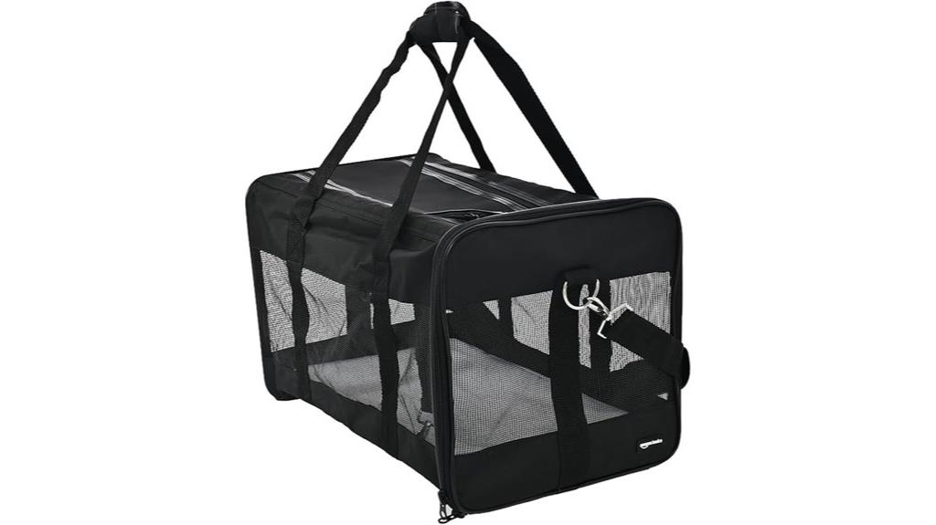 mesh pet travel carrier