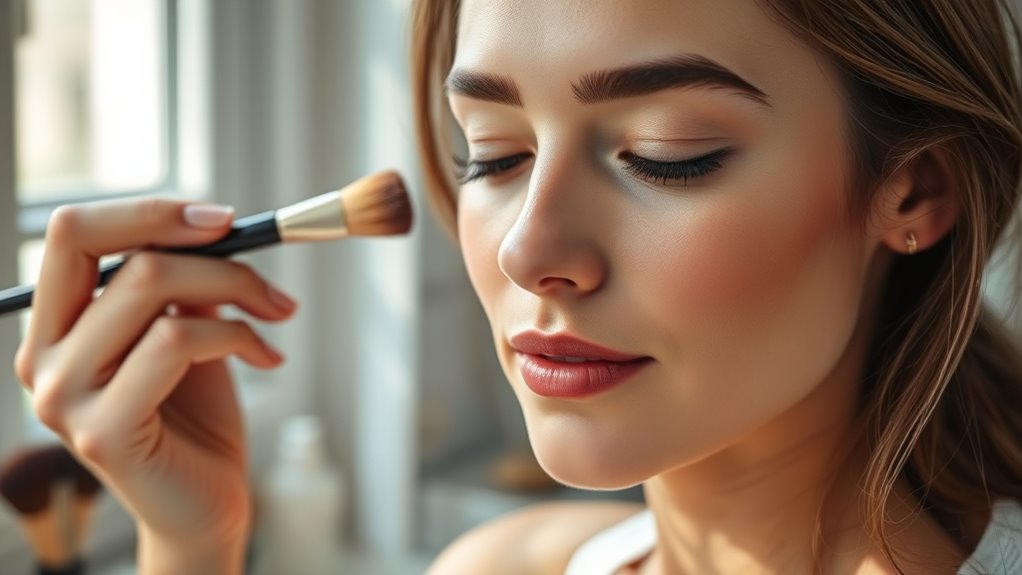mindful authentic makeup routine