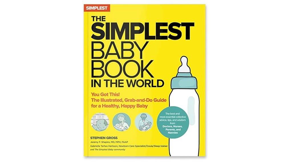 minimalist baby record book